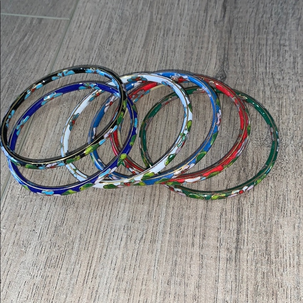 Floral Bracelet Multi-Colored